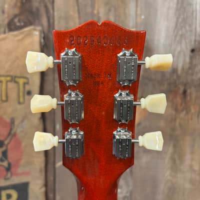 Gibson Les Paul Standard 50's Plain Top Limited Edition Washed Cherry Sunburst 2024 - Washed Cherry Sunburst image 8