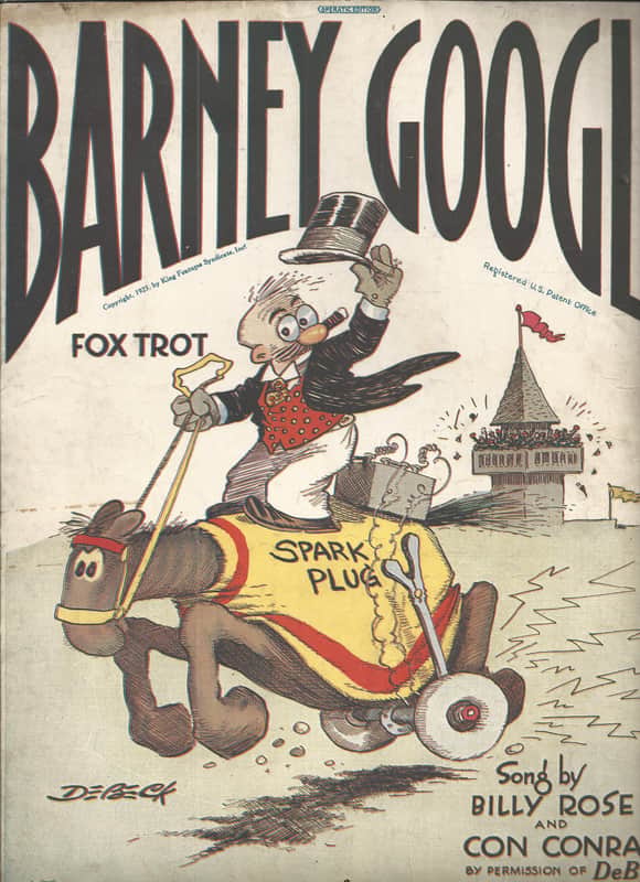 Jerome H. Remick Co.-"Barney Google-Fox Trot" Sheet Music, 1923 Bild 1