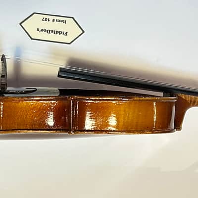 4/4 Adult Vintage Violin Unlabeled believed to be German 1910 - Varnished Maple & Spruce image 6