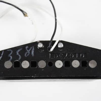 1978-1979-1980-1981 Vintage Fender Stratocaster NECK Pickup Black ~CLEAN~ Strat 1970s image 5