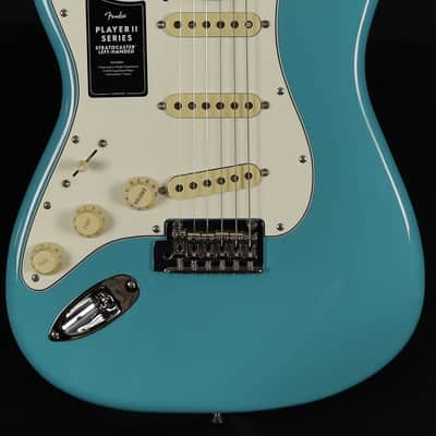 Fender Player II Left-Handed Stratocaster Aquatone Blue Electric Guitar image 1