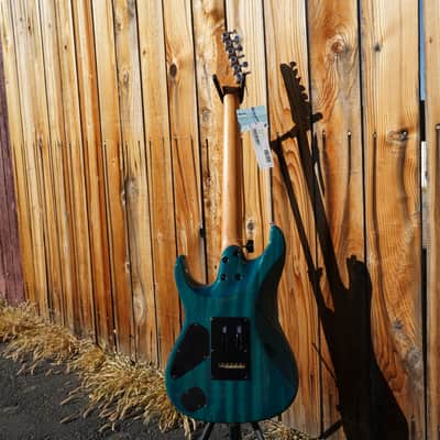 Ibanez Signature MMN1 Martin Miller - Transparent Aqua Blue 6-String w/ Case 2023 image 3