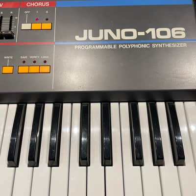 Roland Juno 106s 61-Key Programmable Polyphonic Synthesizer 1984 - 1991 - Black image 2
