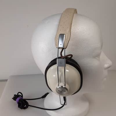 Panasonic RP-HTX7 Over The Ear Studio Headphones Nostalgic Monitor Headset White image 3