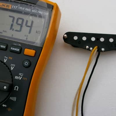 Coil Tap Stratocaster Bridge Neck Alnico 5 Guitar Pickup Hand Wound by Q pickups Strat Fits Fender image 5