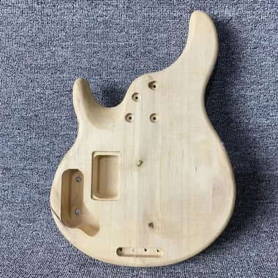 Solid Basswood 4 String StingRay Style Bass Body image 4
