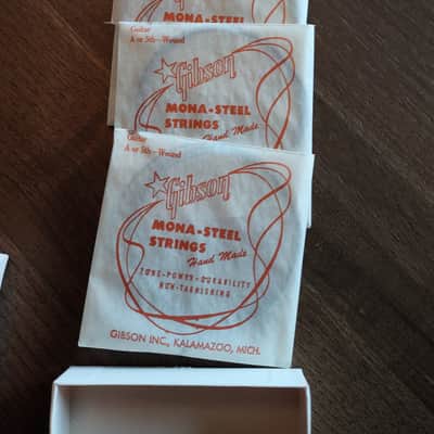 Gibson 3 Vintage Orange Boxes Electric Guitar Strings image 3