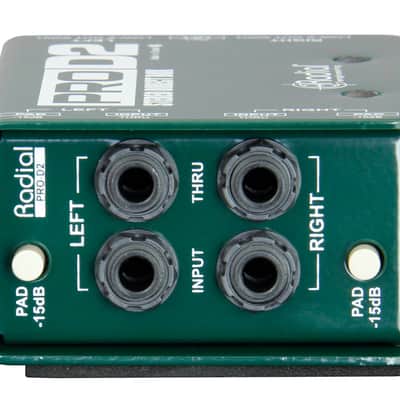 Radial Pro D2 Passive 2-Channel DI Box w/Eclipse XFMR image 3
