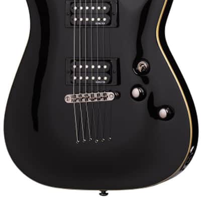 Schecter Omen-6 Six-String Electric Guitar - Gloss Black image 2