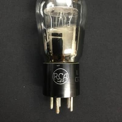 RCA 843 Coke Bottle Black Plate POWER TRANSMITTING VACUUM TUBE Tested S.2288-D image 1