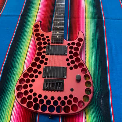 Abel Axe Anodized aluminum electric 1995 - Red anodized image 4