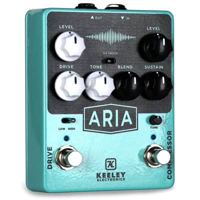Keeley Aria V2 Compressor and Overdrive Pedal image 2