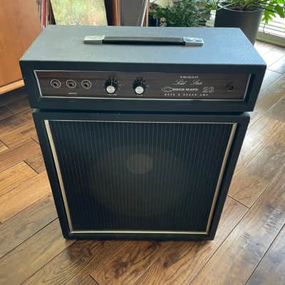 See Video! Vintage 1960s Teisco Checkmate 23 Bass + Organ Amplifier vox farfisa image 4