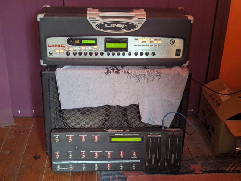 Line 6 Vetta I HD 200 Watt Modelling Amp with FBV Longboard Footboard image 1