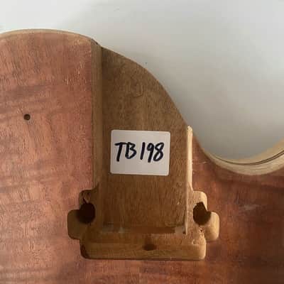 Mahogany Wood Les Paul LP Style Guitar Body with Tiger Maple Top image 6