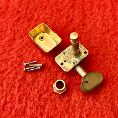 Van Ghent Bass side Guitar tuner 1960’s - GOLD original vintage Gretsch USA image 2