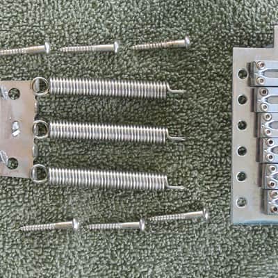 Strat Style Bridge Assembly - Chrome image 1