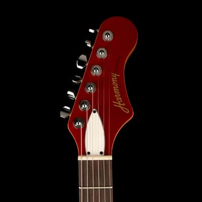 Harmony Factory Special Silhouette Electric Guitar Cherry W/Case 1 of 24 B-Stock image 13