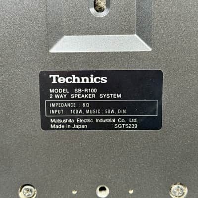 2x Technics SB-R100 High-End Honeycomb Disc Loudspeaker Speaker image 9