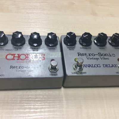 Retro-Sonic Analog Chorus & Delay - two pedals image 2