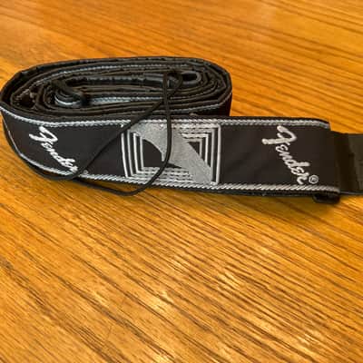 Fender 2" Monogrammed Guitar Strap 2016 - Black / Light Grey / Dark Grey image 2