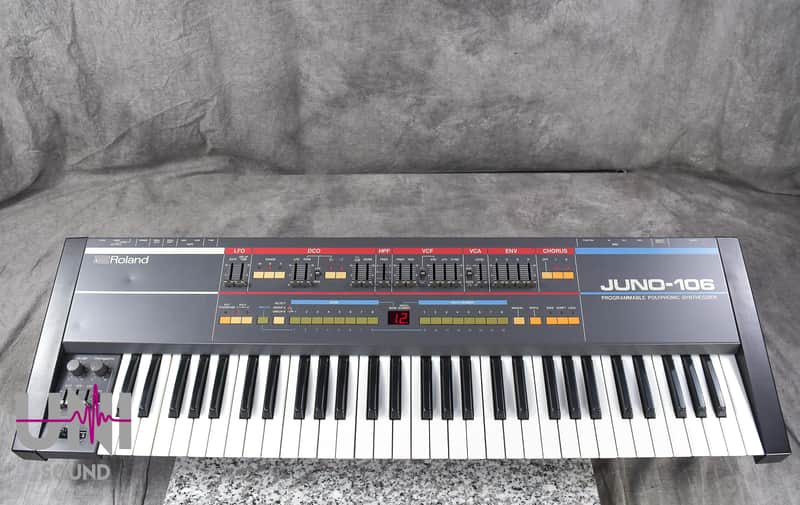 Roland JUNO-106 Programmable Polyphonic Synthesizer in Very Good condition image 1