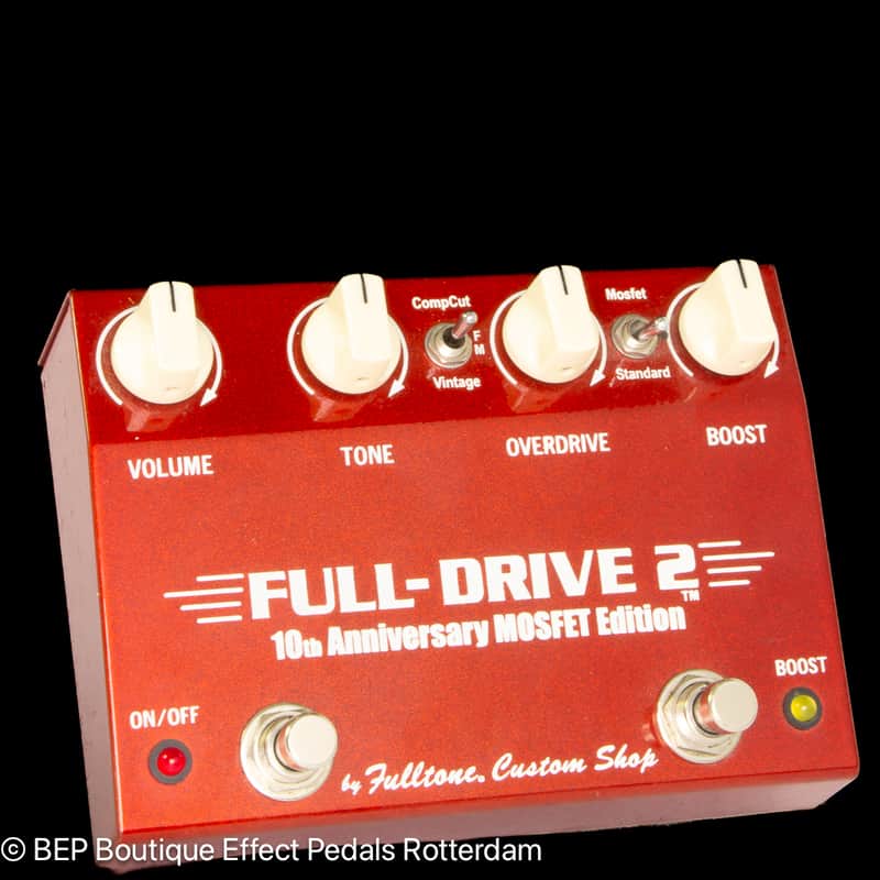 2000s Fulltone Full-Drive 2 10th Anniversary MOSFET Red