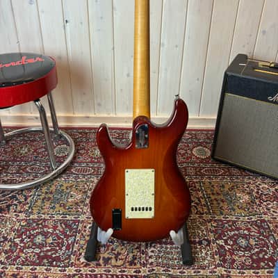Ernie Ball Music Man Silhouette Special HSS 1993 - Honey Burst image 10