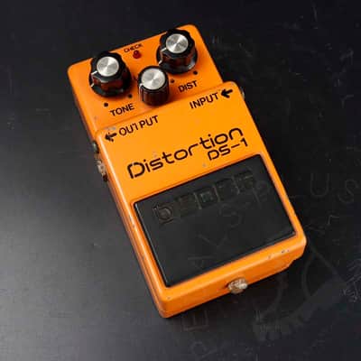 Boss DS-1 Distortion (Black Label, Long Dash) Silver Screw Made in Japan image 1