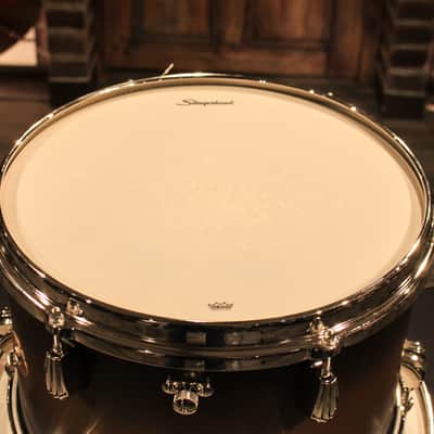 Slingerland Radio King 3-pcs Black and Gold Lacquer Drum Set (22-13-16) - Used! image 10