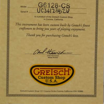New Gretsch Custom Shop Henrichsen Masterbuilt True Timbre G6128-CS '59 Koa Oil Finish W/Tortoise Binding #UC24123826 image 10
