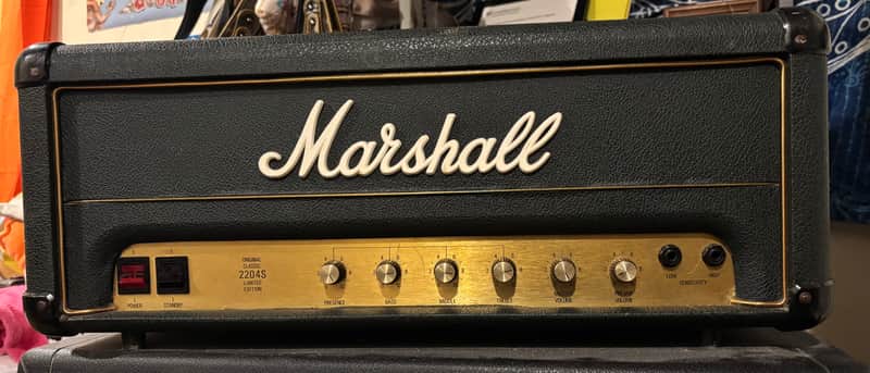 Marshall JCM 800 Lead Series Model 2204S Small Box 50-Watt Master Volume Mk2 Head 1986 - Green image 1