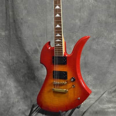 Fernandes/Burny MG-85X Hide X Japan Signature Model Cherry Sunburst image 2