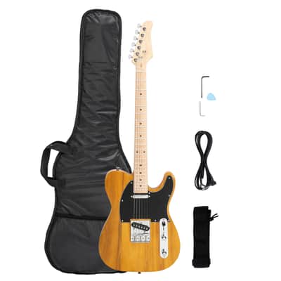 Maple Fingerboard GTL Electric Guitar SS Pickup - Transparent Yellow image 1