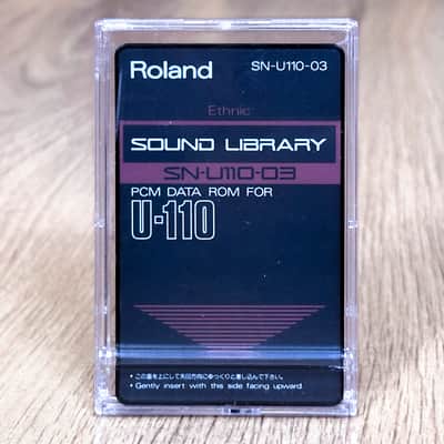 Roland U-110 / U-220 / D-70 / MV-30 // SN-U110-03 Ethnic // Voice Rom Data Card