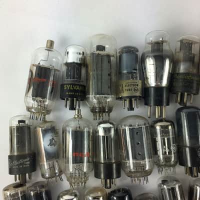 Lot of 50 Various Brands Vintage Vacuum Tubes -UNTESTED - Sylvania, RCA GE #5 image 4