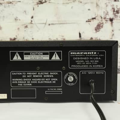 Vintage Marantz SD162 Dual Stereo Cassette Deck W/ Original Manual image 9