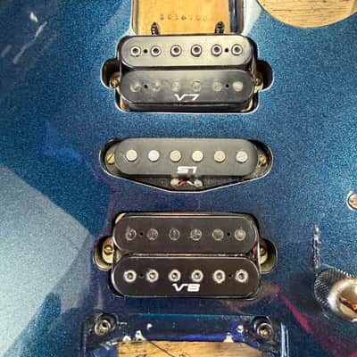 Used Ibanez RG1570 Prestige Team J. Craft Electric Loaded Guitar Body 2002 - Mirage Blue Made in Japan image 4