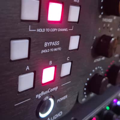 WesAudio ngBusComp Stereo Bus Compressor with Digital Recall 2020 - Black image 5