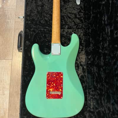 Suhr Limited Edition Classic S Paulownia with Maple Fretboard 2018 - Present - Surf Green with Tortoiseshell Pickguard image 3