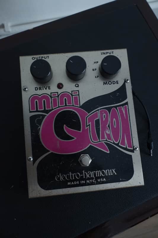 Electro-Harmonix Mini Q-Tron Envelope Filter 2000s - Silver / Black / Purple image 1