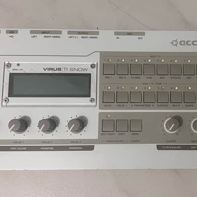 Access Virus TI Snow Desktop Digital Synthesizer 2008 - White