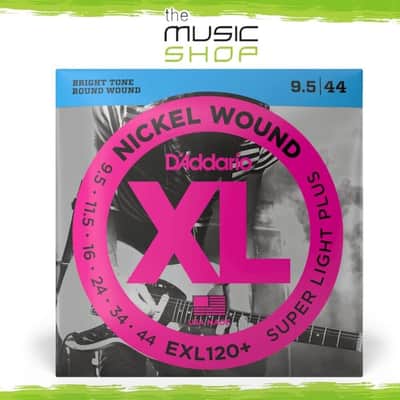 D'Addario XL 9.5-44 Super Light Plus Electric Guitar Strings - EXL120+ image 1