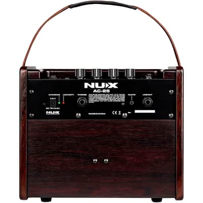 NUX Stageman AC-25 25W 2 Channel Modeling Rechargeable Acoustic Amp w/Bluetooth image 2