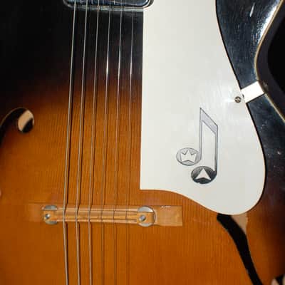1962 Truetone by Kay N1 Archtop Electric Pancake Case Pickup Neck Reset Pro Setup Original Case image 4