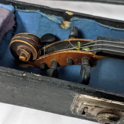 Antonius Stradivarius Cremonensis Faciebat Anno 1721 Copy Violin w/Case image 5