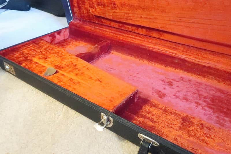 Vintage Fender 60's / 70's Jazz / Precision Bass Guitar Case - Black Tolex image 1