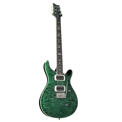 PRS SE Custom 24 Quilt Teal Black 2026 - Electric Guitar image 1