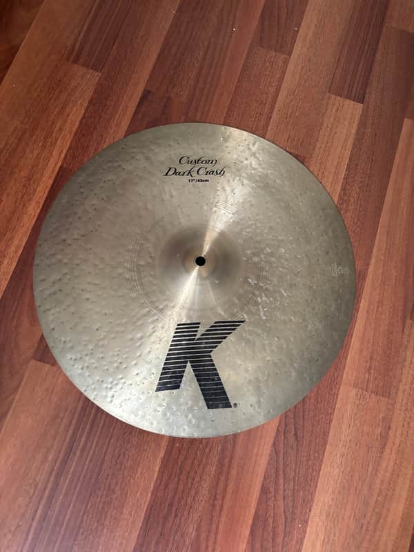 Zildjian 17" K Custom Dark Crash Cymbal - Traditional image 1