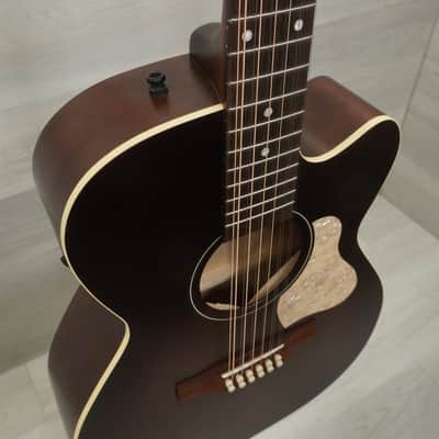 Used Art & Lutherie Legacy 12 Cw Presys II Solid Top Acoustic Guitar Bourbon Burst image 13